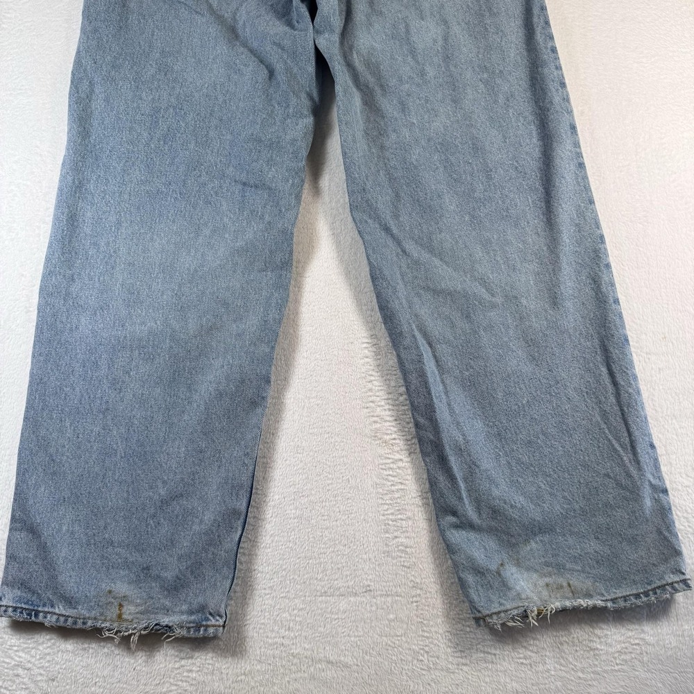 Abercrombie & Fitch Jeans Mens 34x34 Blue Light Wash Ultra Baggy Denim Pants - Picture 7 of 8